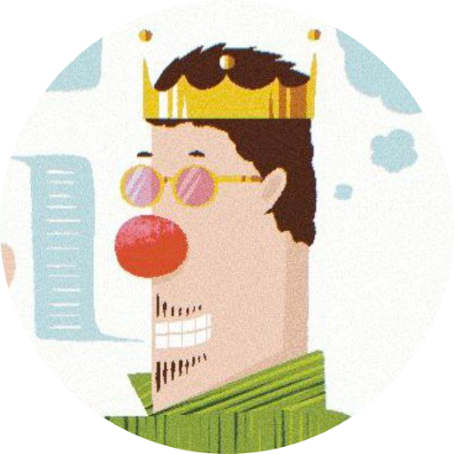 Ongo von OTONGO mit Pappnase